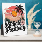Zonnige positieve scène fotoplaat (Zijkant)