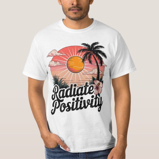 Zonnige positieve scène t-shirt (Voorkant)