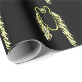 Zonnige reflecties van een paard cadeaupapier (Rol Hoek)