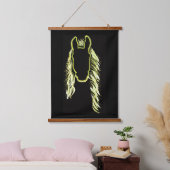 Zonnige reflecties van een paard hangend wandkleed (Slaapkamer)