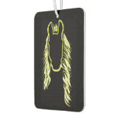 Zonnige reflecties van een paard luchtverfrisser (Links)