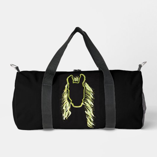 Zonnige reflecties van een paard plunjezak (Voorkant)