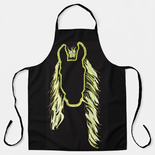 Zonnige reflecties van een paard schort (Voorkant)