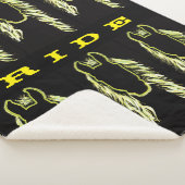 Zonnige reflecties van een paard sherpa deken (3/4)