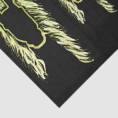 Zonnige reflecties van een paard tissuepapier (Detail)