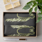 Zonnige reflecties van een paard tissuepapier (Geschenk)