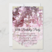 Zonnige Roze Bloem Speciale Verjaardagsfeestje Kaart (Voorkant)