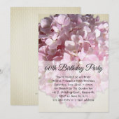 Zonnige Roze Bloem Speciale Verjaardagsfeestje Kaart (Voorkant / Achterkant)