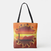 Zonnige San Francisco Sunset 1124 Tote Bag (Achterkant)