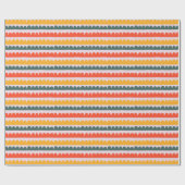 Zonnige Scallops Cadeaupapier (Vlak)