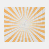 Zonnige Serenade Fleece Deken (Voorkant (Horizontaal))