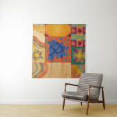 Zonnige Sfeer Patchwork Wandkleed (In situ)