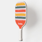 Zonnige Sint-Jakobsschelpen Pickleball Paddle (Links)