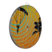 zonnige skydiver dartbord (Voorkant Links)