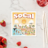 Zonnige SoCal servetten (Insitu)