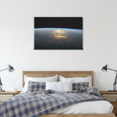 Zonnige stralen van een deels bewolkt zuiden van d canvas afdruk (Insitu (Slaapkamer))