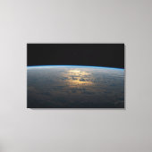 Zonnige stralen van een deels bewolkt zuiden van d canvas afdruk (Voorkant)