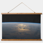 Zonnige stralen van een deels bewolkt zuiden van d hangend wandkleed (Voorkant)