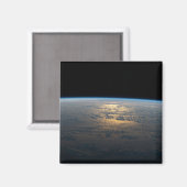 Zonnige stralen van een deels bewolkt zuiden van d magneet (Voorkant / Achterkant)