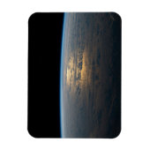 Zonnige stralen van een deels bewolkt zuiden van d magneet (Verticaal)