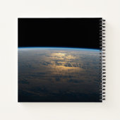 Zonnige stralen van een deels bewolkt zuiden van d notitieboek (Achterkant)