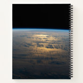 Zonnige stralen van een deels bewolkt zuiden van d notitieboek (Achterkant)