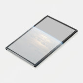 Zonnige stralen van een deels bewolkt zuiden van d post-it® notes (Schuin)