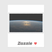 Zonnige stralen van een deels bewolkt zuiden van d sticker (Vel)