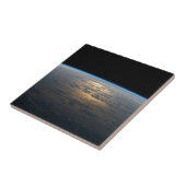 Zonnige stralen van een deels bewolkt zuiden van d tegeltje (Zijkant)