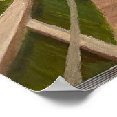 Zonnige strand ontsnapping poster (Hoek)