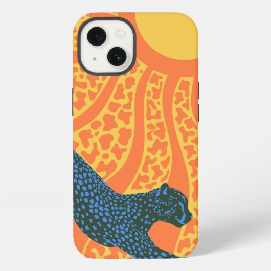 Zonnige Strepen iPhone Hoesje (Achterkant)