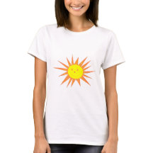 Zonnige T-shirt voor haar