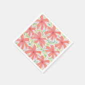 Zonnige Tropische Bloem Papier servetten (Hoek)