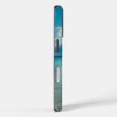 Zonnige tropische strand palmbomen Case-Mate iPhone case (Achterkant / Rechts)