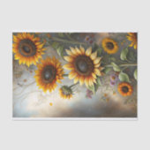 Zonnige Tuin Art Decoupage Tissuepapier (Voorkant)
