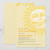 Zonnige uitnodiging (Voorkant / Achterkant)