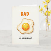 Zonnige Vaderdag Dooier Kaart (Gele Bloem)