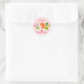 Zonnige Waterverf Sticker (Tas)