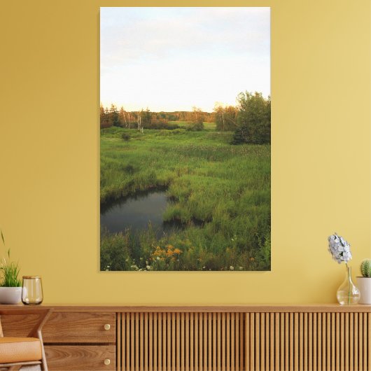 Zonnige Weide Canvas Afdruk (Insitu (Woonkamer))