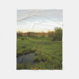 Zonnige Weide Fleece Deken