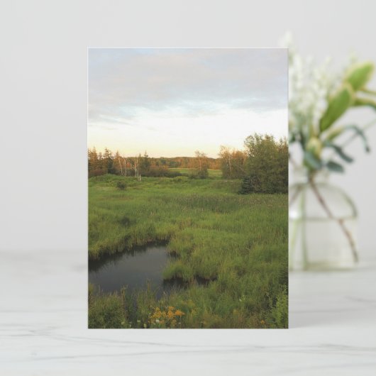Zonnige Weide Kaart (Staand voorkant)