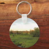 Zonnige Weide Sleutelhanger (Voorkant)