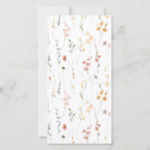 Zonnige Wilde Bloemen Bruiloft Gradiënt ID1023 (Achterkant)