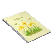 Zonnige Wilde Bloemen & Vlinders Klassiek Notitieb Notitieboek (Rechterzijde)