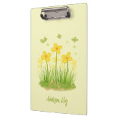 Zonnige Wilde Bloemen & Vlinders Klembord (Links)