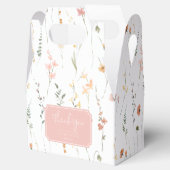 Zonnige Wildflower Bruiloft Roze ID1023 Bedankdoosjes (Geopend)