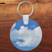 zonnige wolk sleutelhanger (Voorkant)