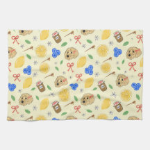 Zonnige Zoetigheden Goldendoodle Keukenhanddoek