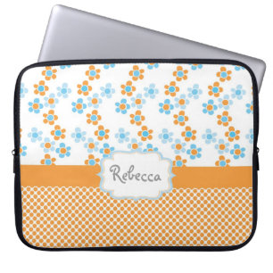 Zonnige zomer bloemen geel laptop hoes