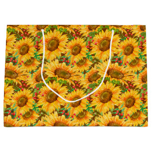 Zonnige Zomer Zonnebloemen Cadeautas